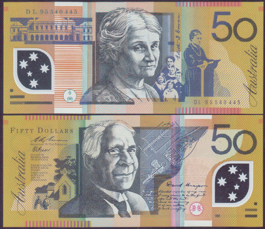1995 Australia $50 Fraser/Evans (Unc) L002096